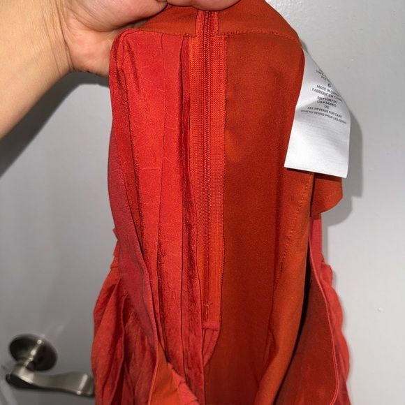 VINCE - High-waist Pleated Culotte - size 6 - Pants In Paprika - Picture 10 of 12